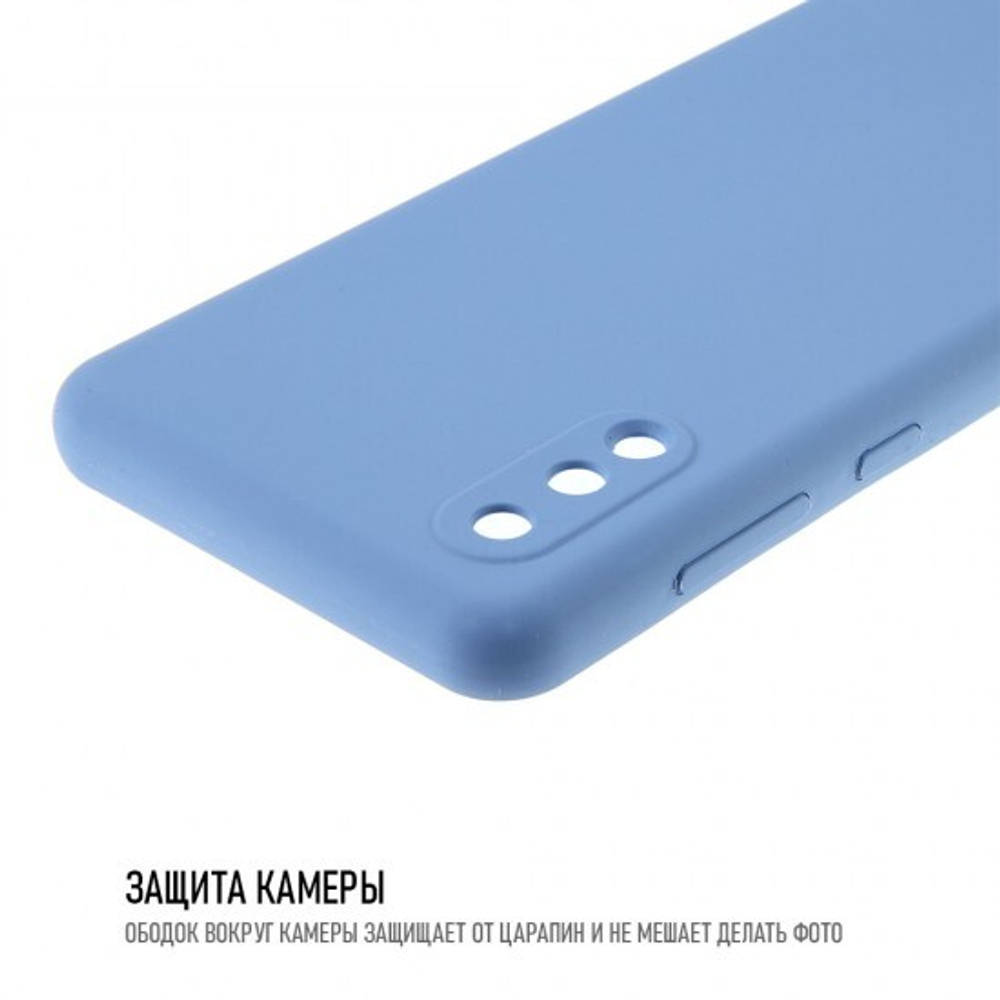 Панель для Samsung Galaxy A02 4G, SoftTouch, 007002 Черный