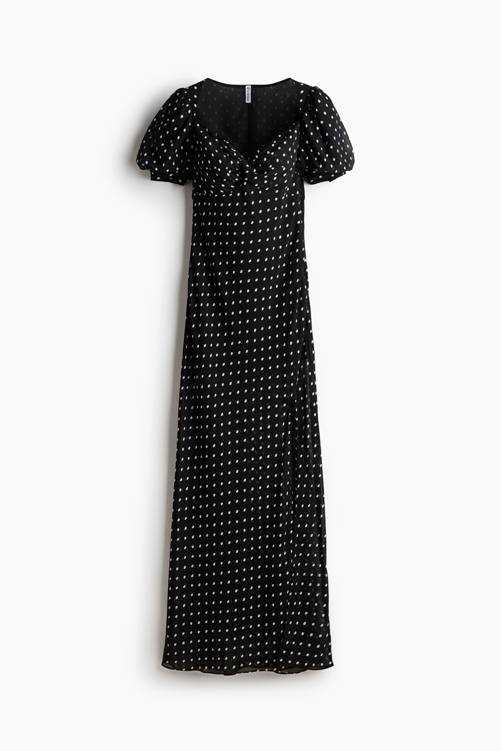 Макси-платье с пышными рукавами - H&M