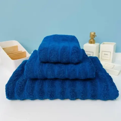 Полотенце махровое 70*140см «FLUFFY» цвет полуночный пион 06-144, плотность 500гр/м2