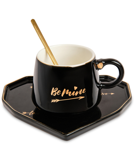GAEM Art MUG-404/4 Чайная пара «Будь моей половинкой»