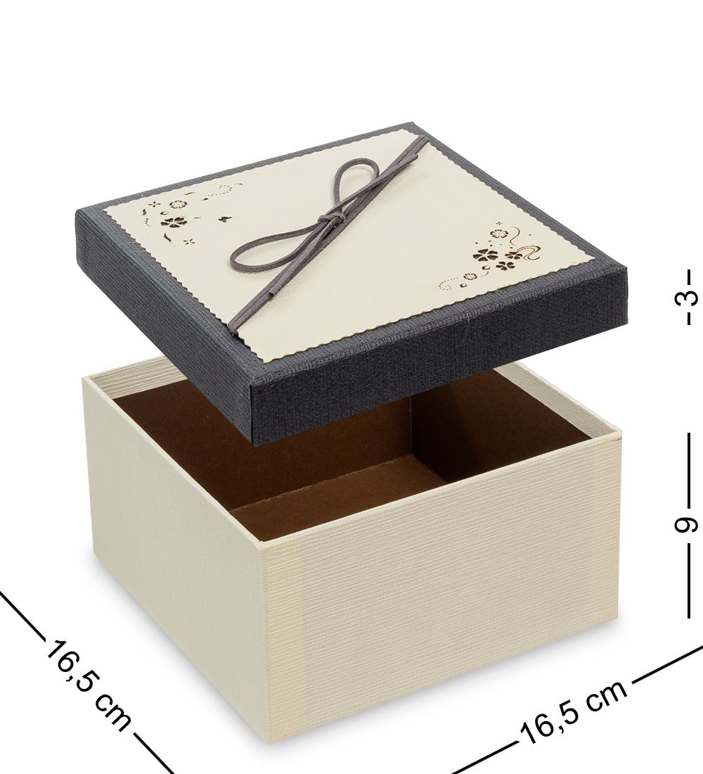 Packing Symphony WF-81-B Набор коробок из 3шт «Квадрат» цв.кремовый