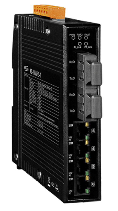 Коммутатор ICP DAS NS-206AFCS-T CR
