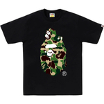 A Bathing Ape Bathing Ape Футболка Regular Straight Fit Summer 0zxtemx00310q черный зеленый
