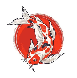Принт Koi spirit