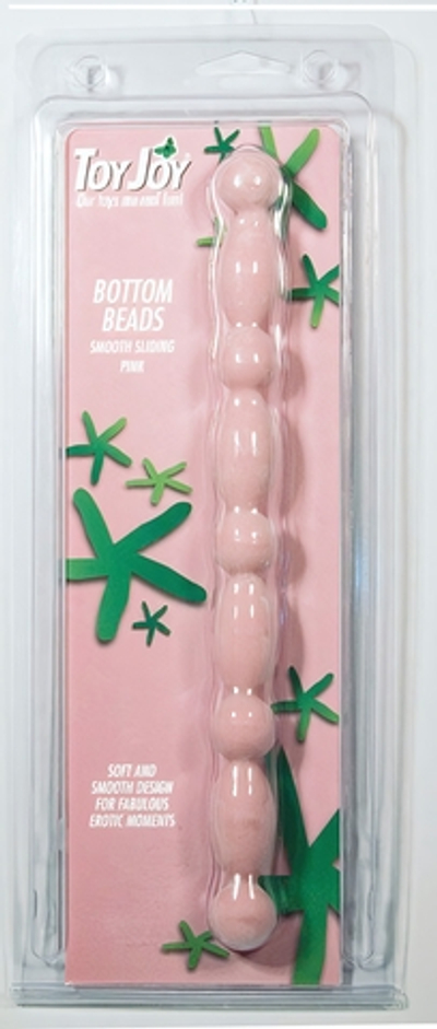 Анальные бусы Bottom Beads (розовый) (Цвет: розовый)