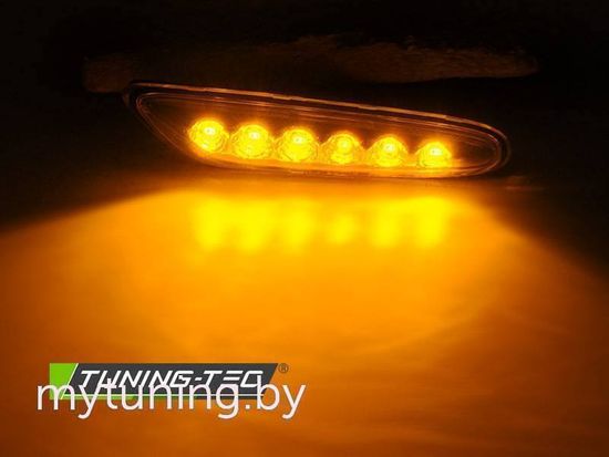 Повторители указателей поворота для BMW 3 E46 Limousine / Touring (01-05) LED хромированные