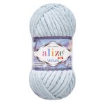 Пряжа Alize (Ализе) Velluto / уп.5 мот. по 100 г, 68м, 416 серый A