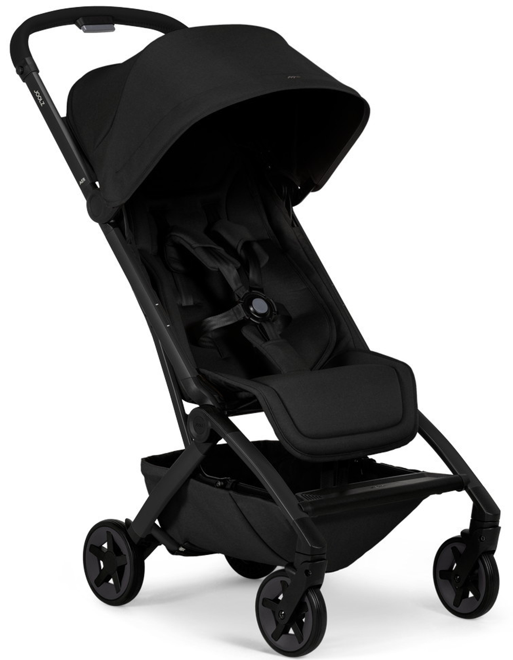 Детская прогулочная коляска Joolz Aer 2 с бампером и реверсивным блоком Space Black