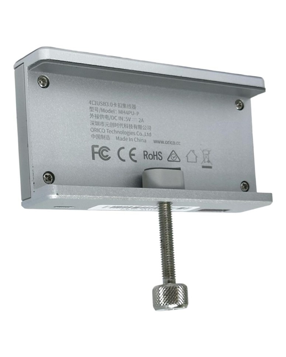 USB-хаб Orico MH4PU 4xUSB3.0 серебристый