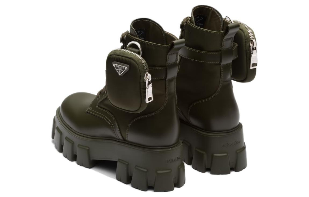 PRADA Monolith Ankle Boots