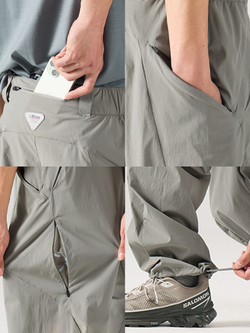 Штаны Nothomme BlueMonte Wide-Leg серый