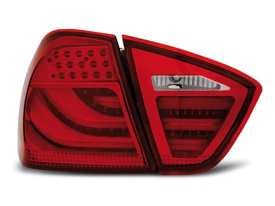 Задние фонари Bmw 3 E90 red led bar