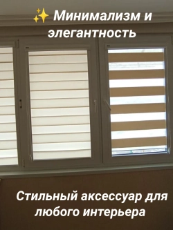 Рулонные шторы День-Ночь 50×135 см