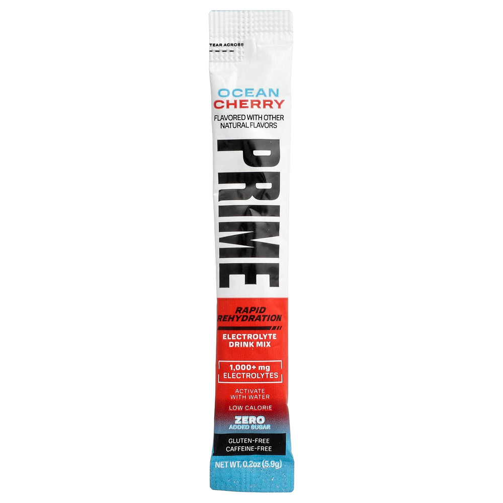 Prime Hydration, Rapid ReHydration, смесь для приготовления электролитического напитка, со вкусом вишни, 16 стик-пакетов по 5,9 г (0,2 унции)
