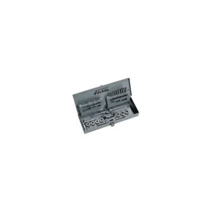Набор метчиков и плашек P.V.12 HSS-G M3—M12 VÖLKEL 49501