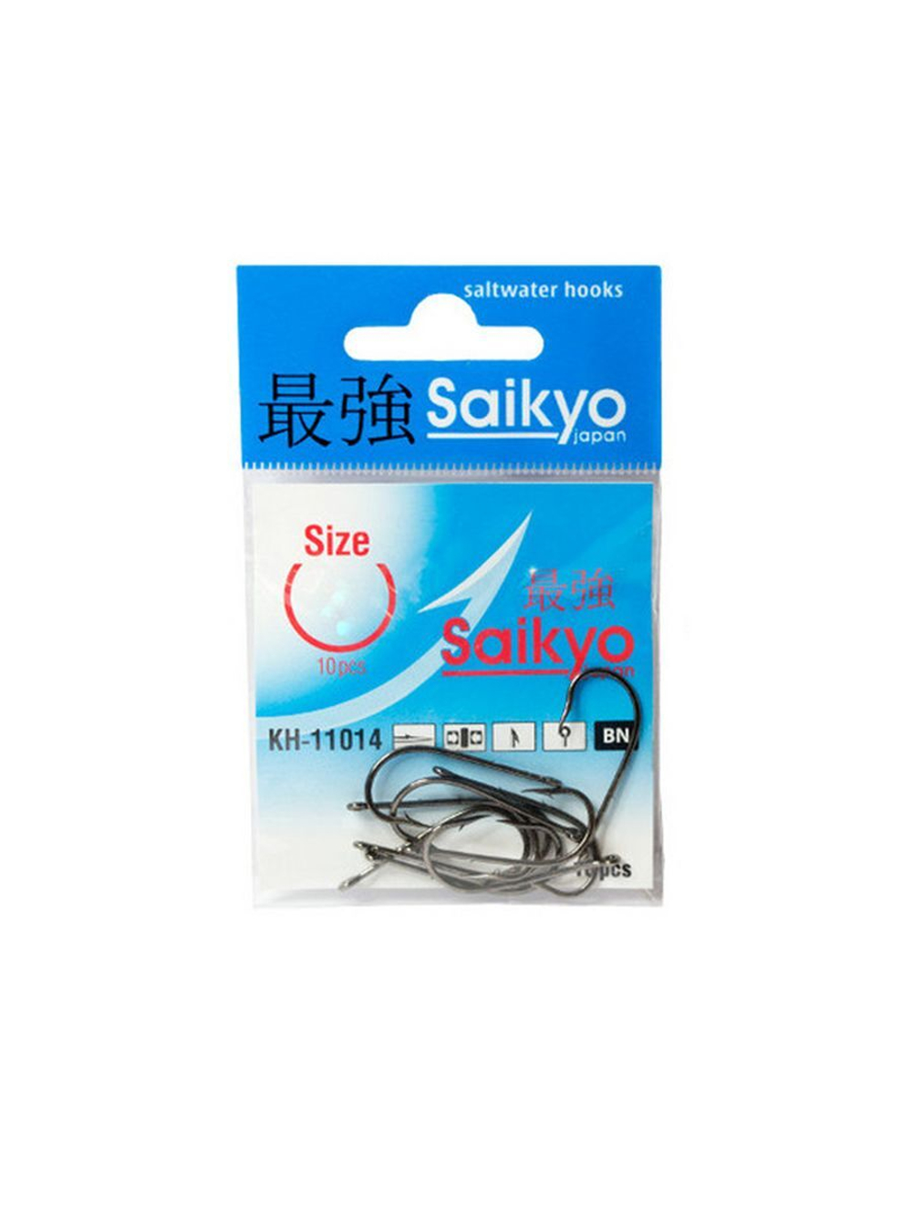 Крючки для рыбалки одинарные KH-11014 Bait Holder № 6