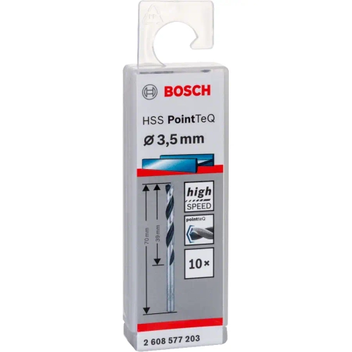 Сверло по металлу HSS PointTeQ 3,5 мм BOSCH 2608577203