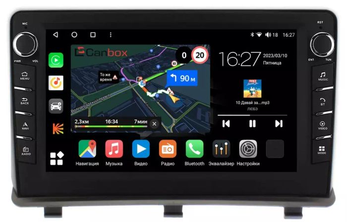 Магнитола для Opel Antara 2006-2015 (вместо бортовика) - Canbox 9-018 Android 10, Быстрая, CarPlay, 4G SIM-слот