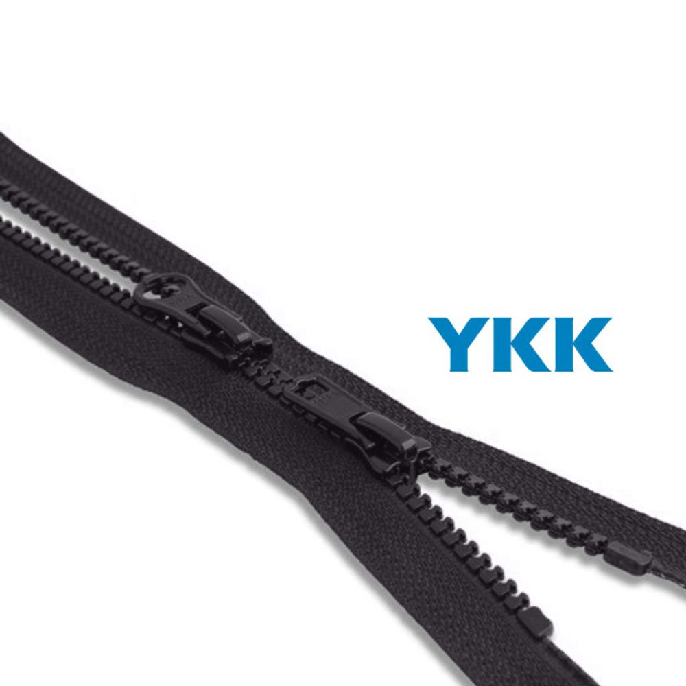 Молния трактор YKK Т5 (5 мм) 2 зам., разъем., 70 см, цв. 867 т.т.фиолетовый, уп.10 шт