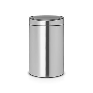 Двухсекционный мусорный бак Touch Bin New (10/23 л), Стальной матовый