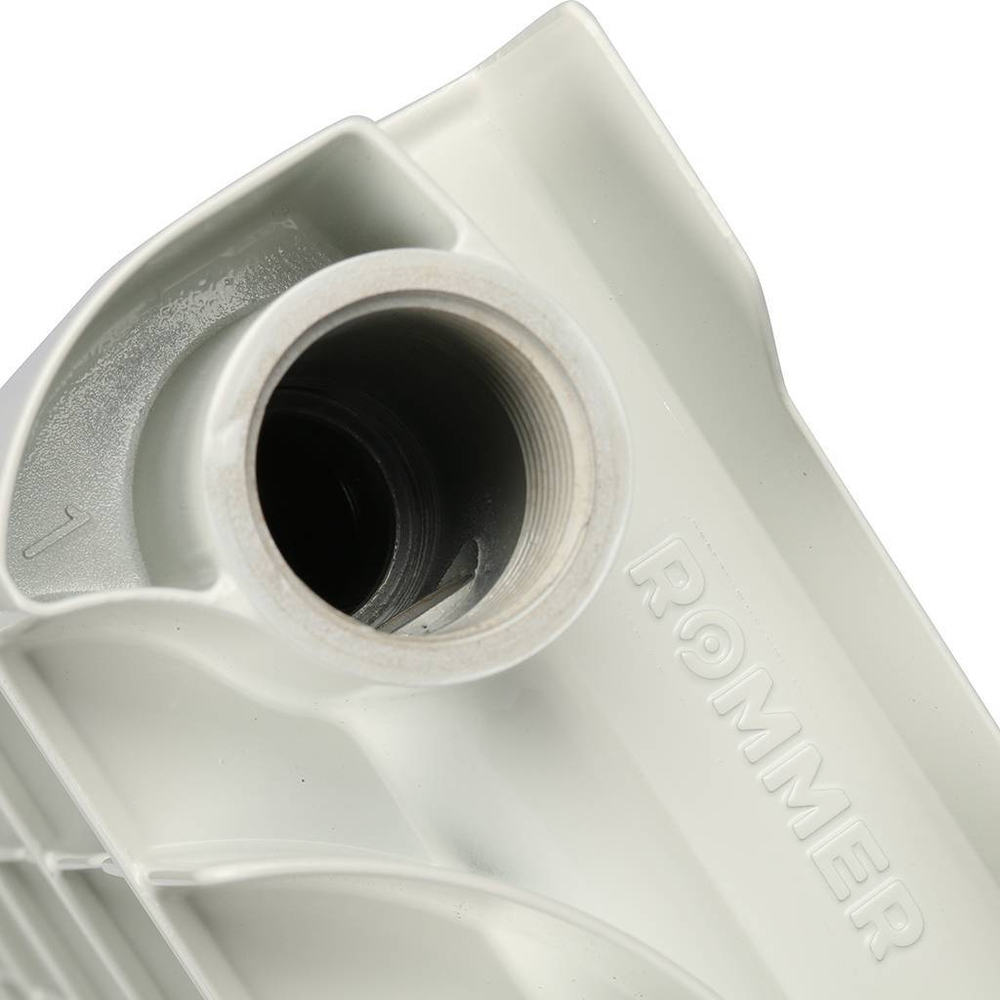 ROMMER Profi BM 350 (BI350-80-80-130)  8 секций радиатор биметаллический (RAL9016)