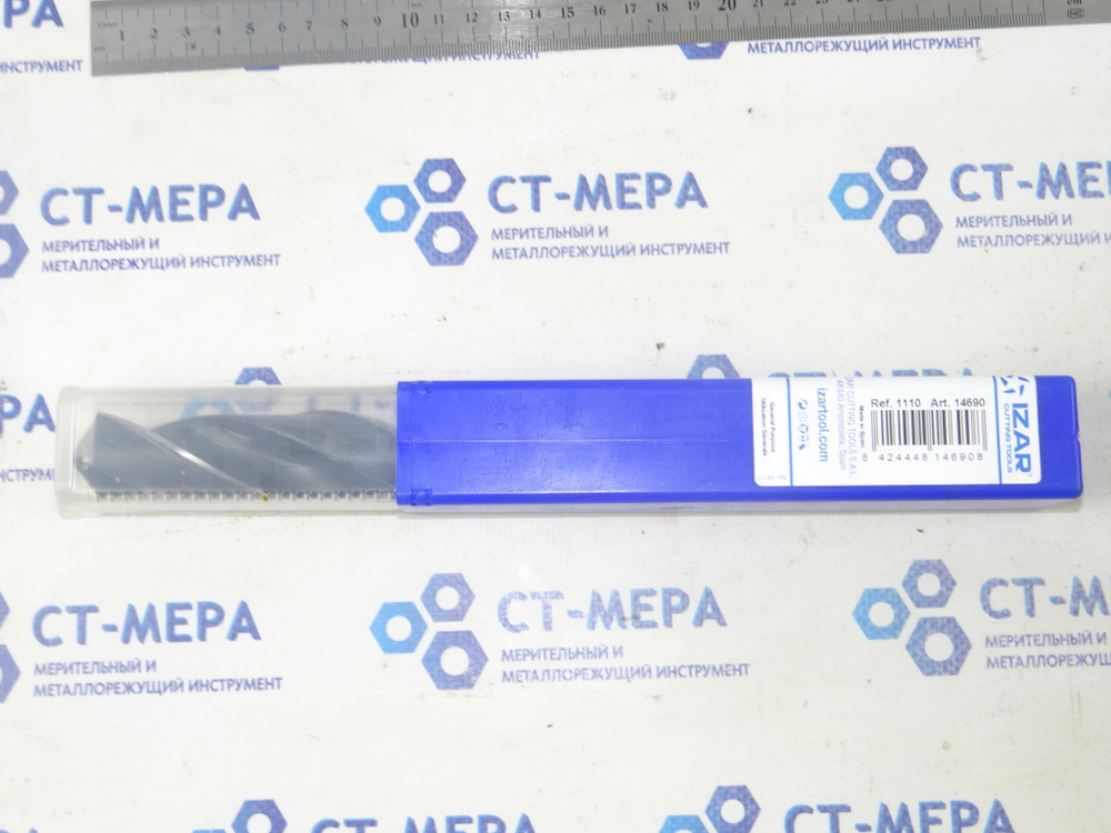 Сверло по металлу с к/х DIN345N Ref. 1110 27мм К/М 3 HSS IZAR Арт. 14690