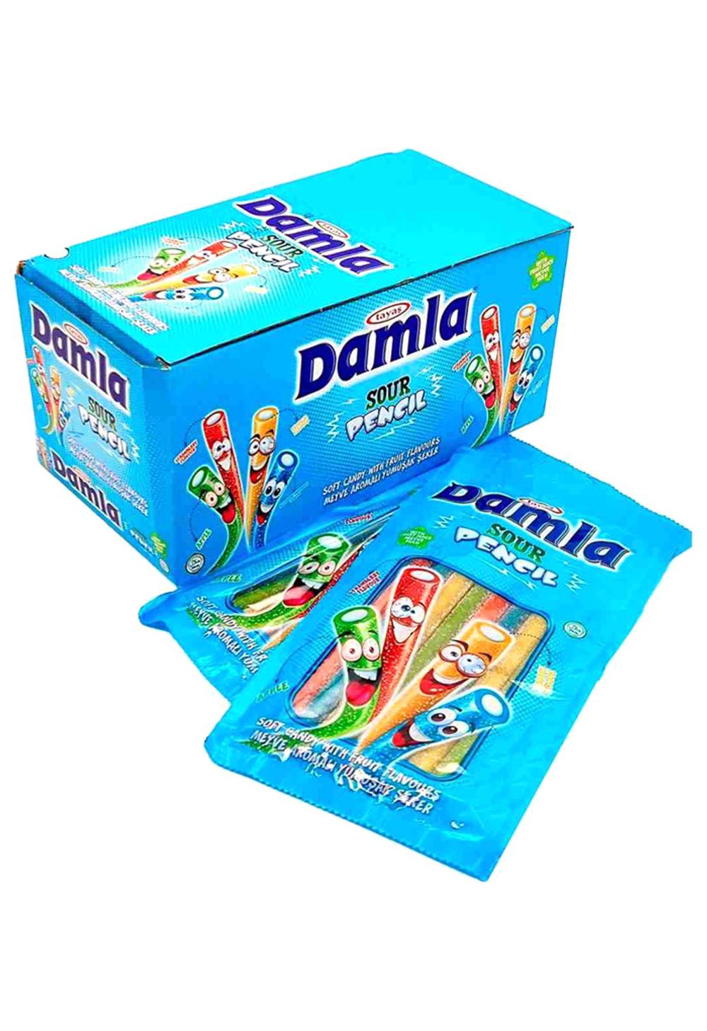 Жевательные палочки кислые Damla 100 г