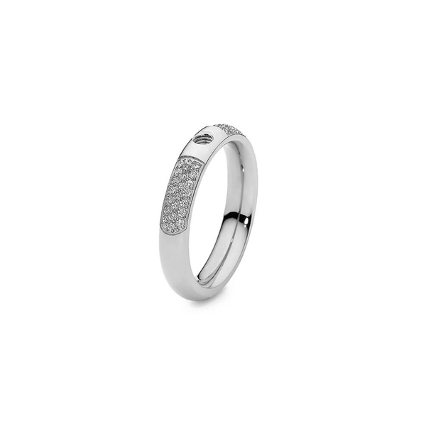 Кольцо - База Qudo deluxe small silver 17.2 мм 626659 S размер 17,2