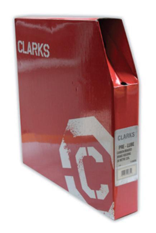Оплётка Y1005DB тросика тормоза MTB/Road 5мм белая б/загл. (30м) CLARKS