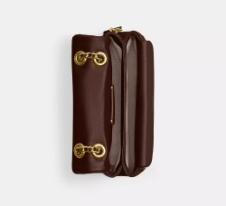 COACH СУМКА ЧЕРЕЗ ПЛЕЧО TABBY 20 С МЯГКОЙ ПОДКЛАДКОЙ, КОРИЧНЕВЫЙ