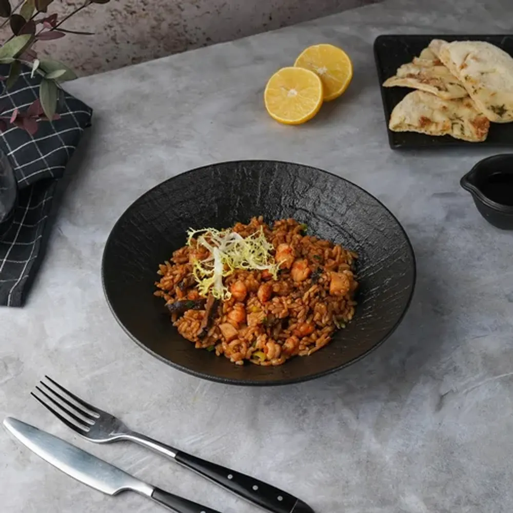 Салатник 900 мл d 22,5 см h5,4 см Black Raw Wood P.L. Proff Cuisine [3]