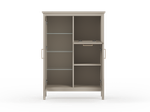 КЛАССИК тумба KOM1W1D1B (Глиняный серый)