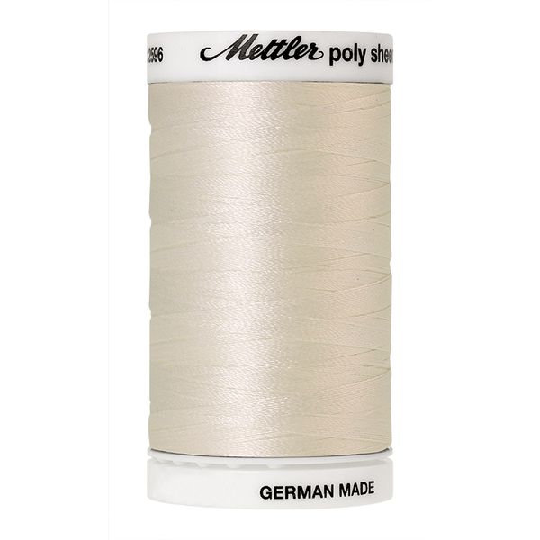 Нить вышивальная Mettler Poly Sheen #40 (800 м), 5 кат. | цв. 0101