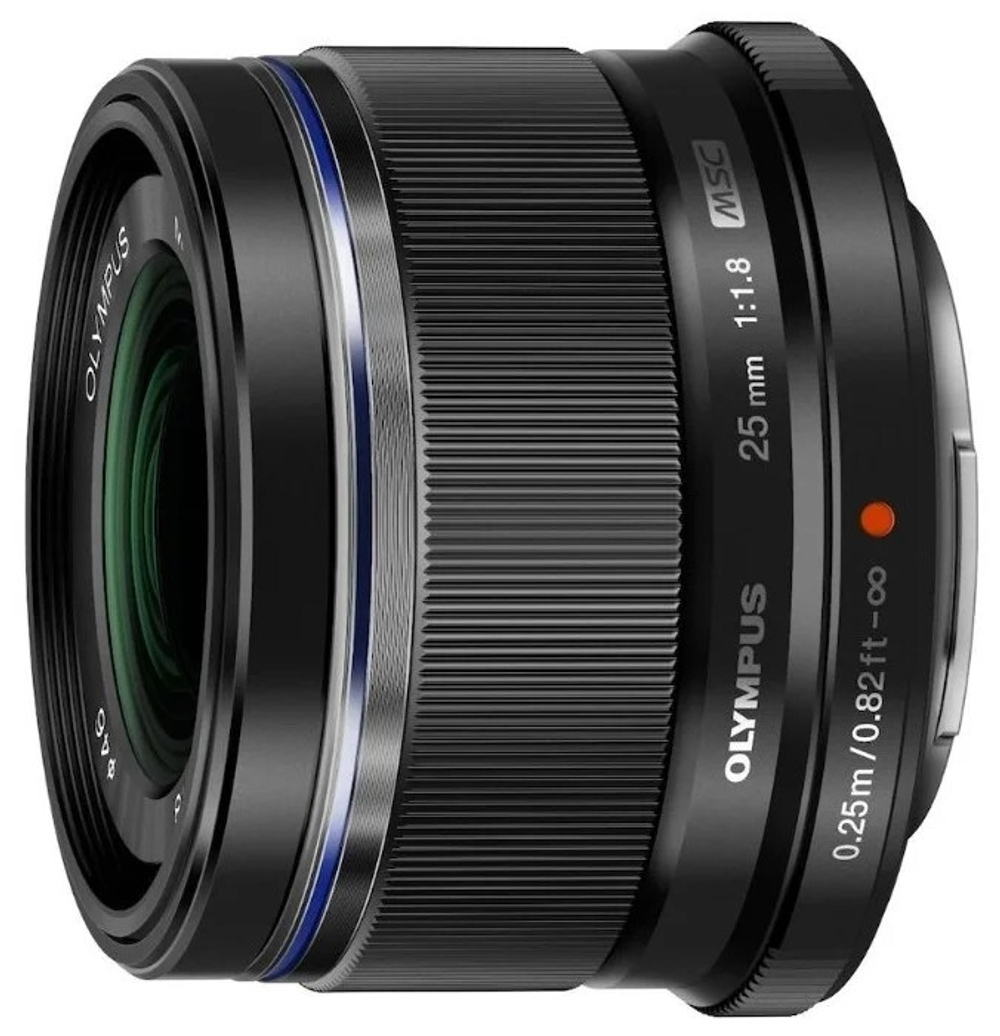 Olympus 25mm f/1.8, черный