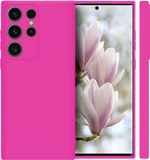 Мягкий Soft Touch чехол из силикона для SAMSUNG GALAXY S23 ULTRA с бархатной подкладкой