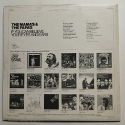 Винтажная виниловая пластинка LP The Mamas and The Papas If You Can Believe Your Eyes And Ears (Holland 1975)