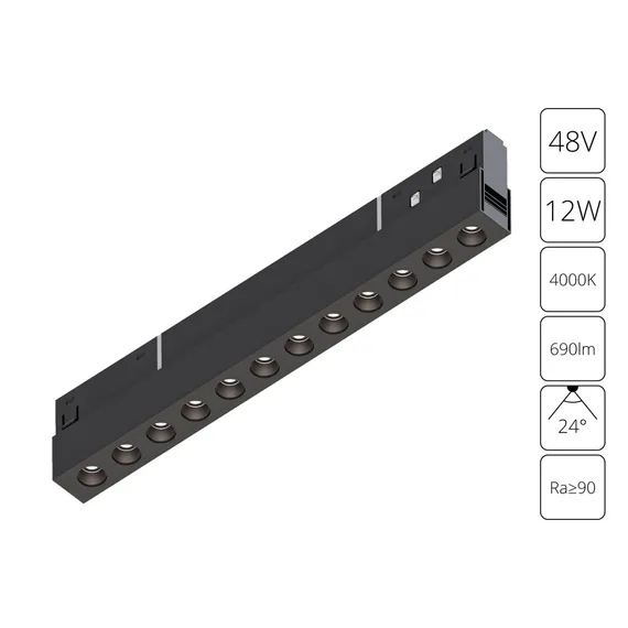 Трековый светильник Expert A5724PL-1BK Arte Lamp