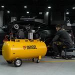 Компрессор воздушный масляный рем. привод BCV 4000-T/200, 4,0 кВт, 200 литров, 690 л/мин Denzel
