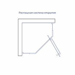 Душевой уголок RGW HO-081B (Прозрачное, 800x800)