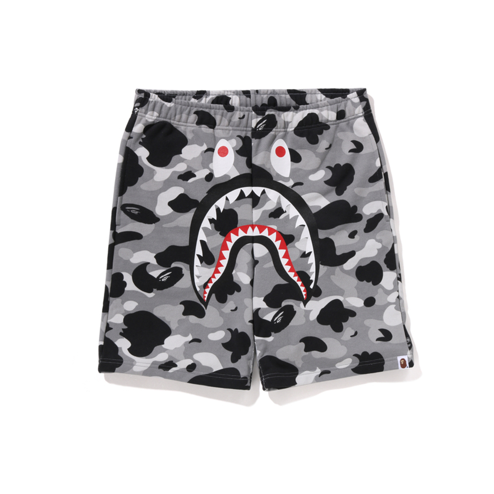 A Bathing Ape Bathing Ape 1st Camo Shark Track Шорты серый