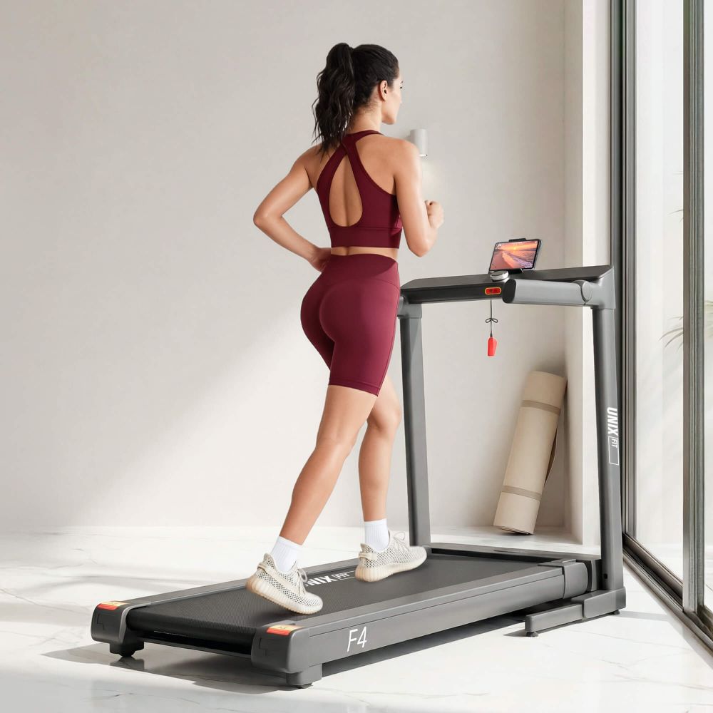 Беговая дорожка UNIX Fit Hi-tech F4 космический серый