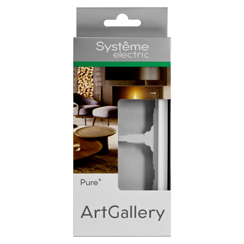 ARTGALLERY PURE 2-постовая РАМКА, ОРГАНИЧЕСКОЕ СТЕКЛО БЕЛЫЙ