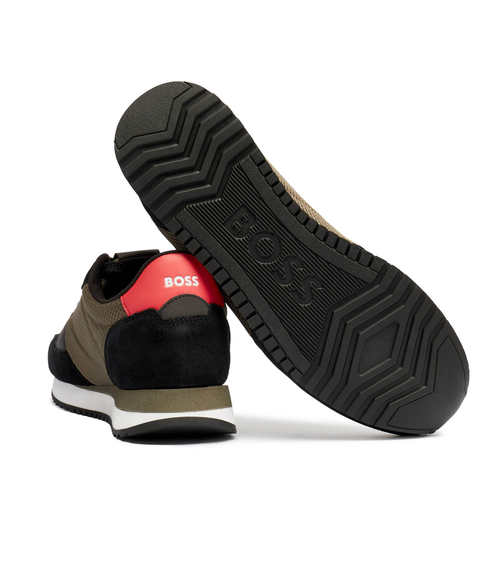 Кроссовки KAI_RUNN_MESD BOSS BLACK - хаки(50523355)