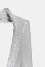 ТРИКОТАЖНЫЙ ТОП ХАЛТЕР С БЛЕСТЯЩЕЙ НИТЬЮ — ZARA