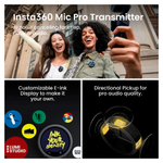Камера с 3-осевым подвесом Insta360 Luna Ultra Cosmic Black Creator Bundle