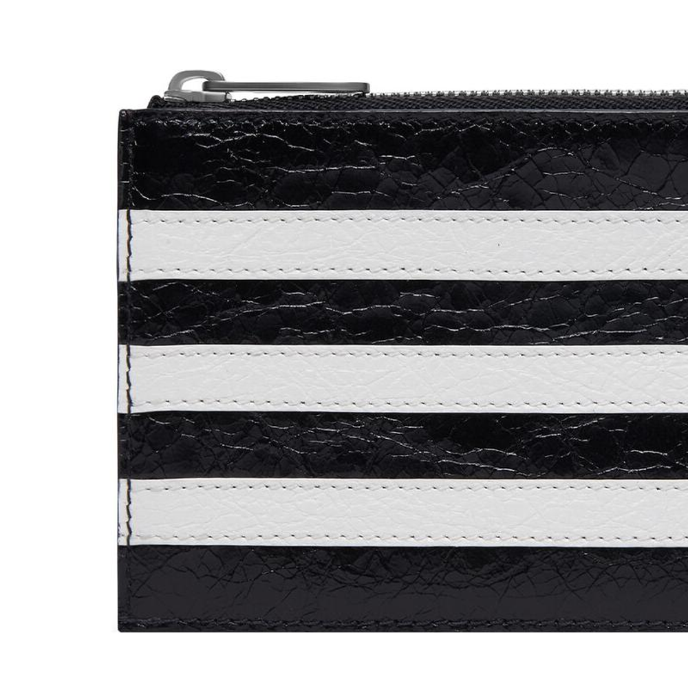 Balenciaga X Adidas Long Coin And Card Holder Black
