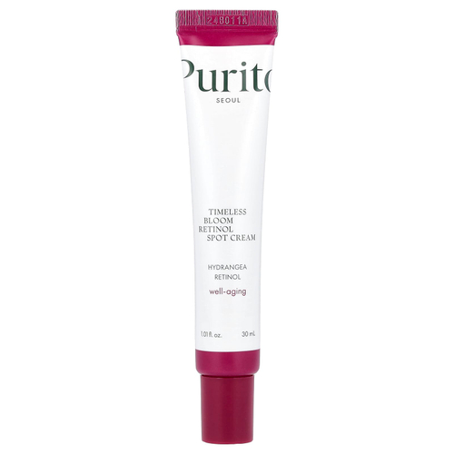 Purito, Timeless Bloom, крем против точечного применения с ретинолом, 30 мл (1,01 жидк. унц.)