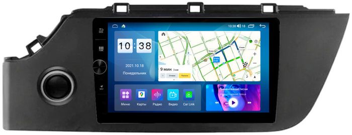 Магнитола для KIA Rio 4, Rio X-line 2020-2022, Solaris KRS/KRX 2024+ - Parafar PF121LUX1LHDAV на Android 12, Быстрая, CarPlay, 4G SIM-слот