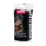 011070 ГУБКА БАННАЯ МАССАЖНАЯ "БЛЭК" (1/60) "YORK"