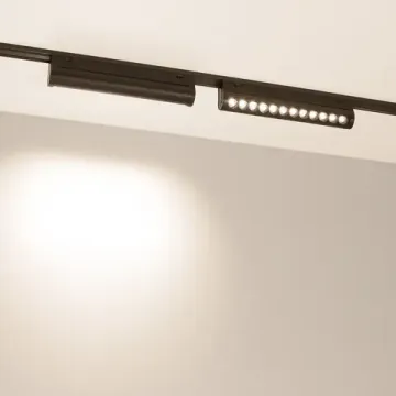 Магнитный трековый светильник 12W 2700К/4000K/5700К 044177 чёрный MAG-VIBE-LASER-TURN-L209-12W Day4000-MIX TUYA Zigbee Arlight